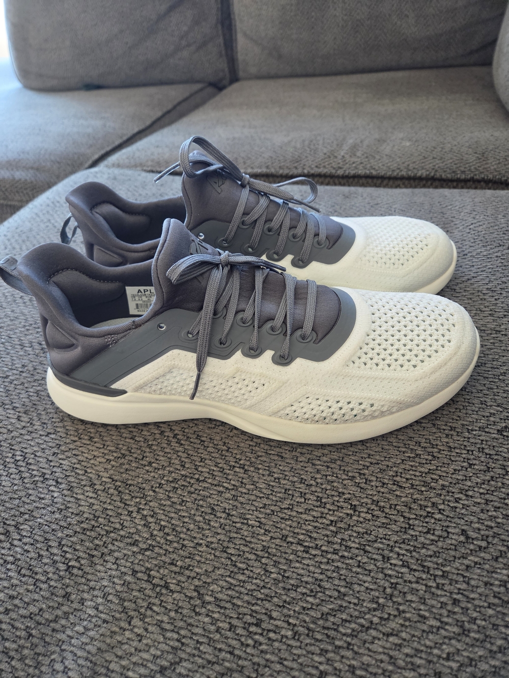 APL Knit Trainer - White and Gray